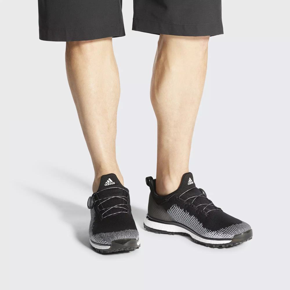 Adidas Forgefiber Boa Tenis De Golf Negros Para Hombre (MX-43372)